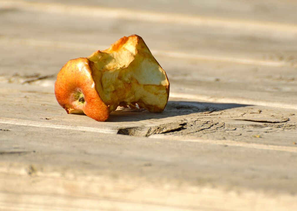 Apple cores: 2 months
